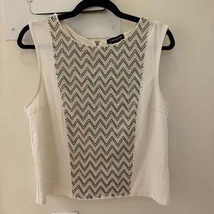 Trouve Sequin Front Top